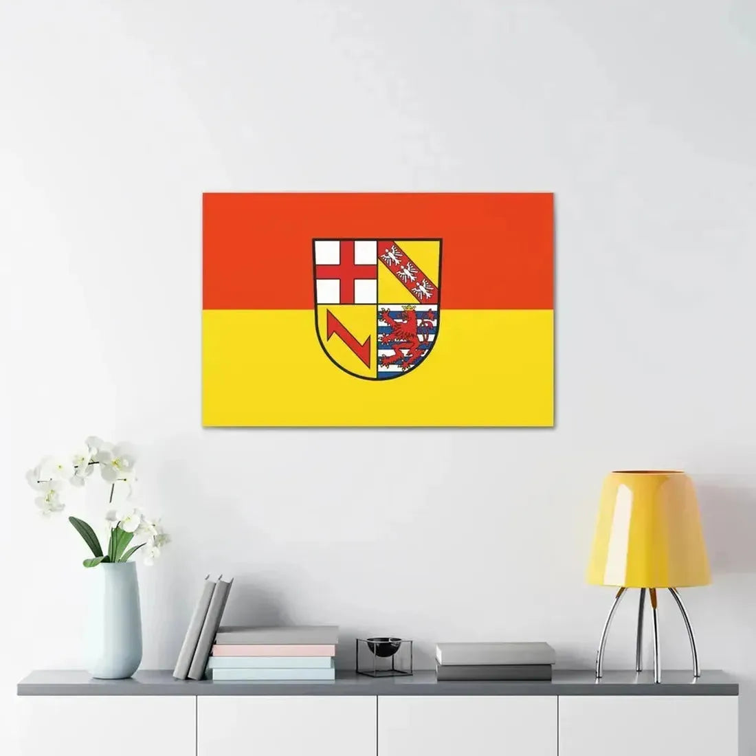 Flag of Merzig Wadern Germany - Canvas Wall Art - The Sticker Space