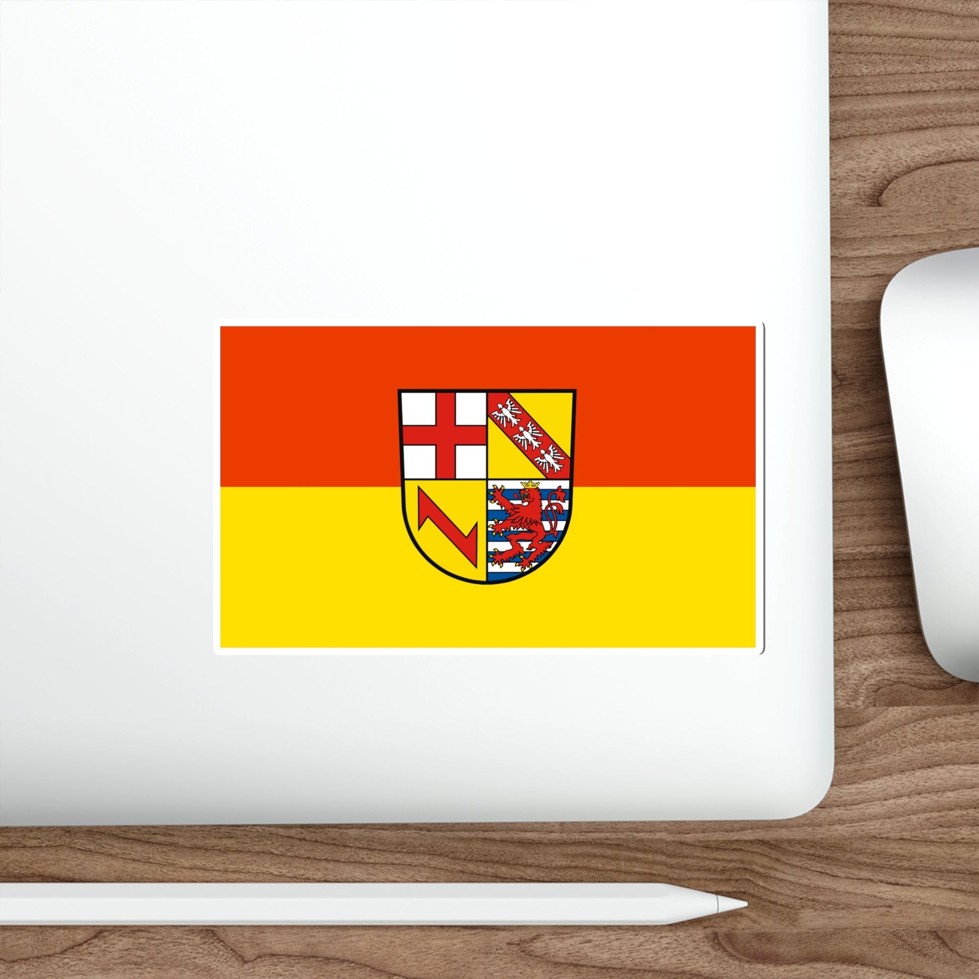 Flag of Merzig Wadern Germany STICKER Vinyl Die-Cut Decal-The Sticker Space