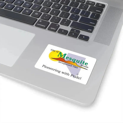 Flag of Mesquite Nevada (United States) STICKER Vinyl Kiss-Cut Decal - The Sticker Space