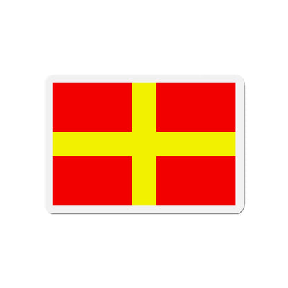 Flag of Messina Italy - Die-Cut Magnet-5" x 5"-The Sticker Space