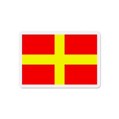 Flag of Messina Italy - Die-Cut Magnet-6 × 6"-The Sticker Space