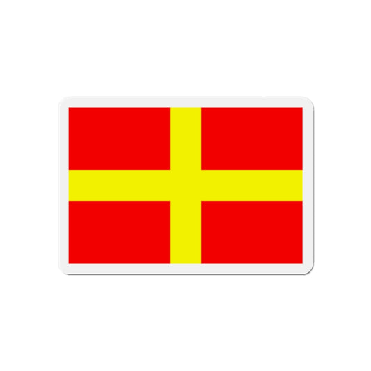 Flag of Messina Italy - Die-Cut Magnet-6 × 6"-The Sticker Space