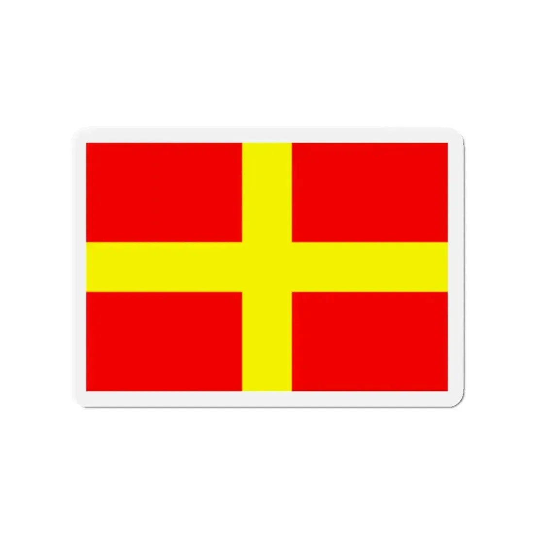 Flag of Messina Italy - Refrigerator Magnet 2 Inch - The Sticker Space