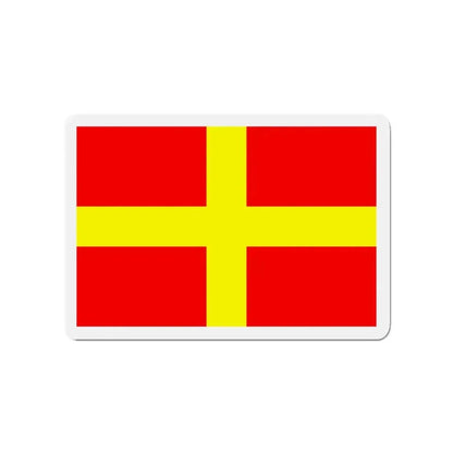 Flag of Messina Italy - Refrigerator Magnet 3 Inch - The Sticker Space