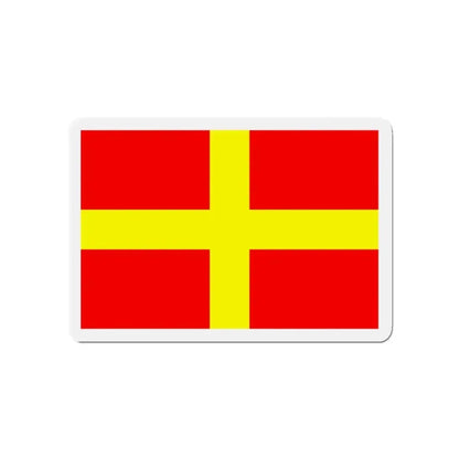 Flag of Messina Italy - Refrigerator Magnet 4 Inch - The Sticker Space