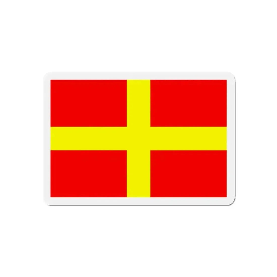 Flag of Messina Italy - Refrigerator Magnet 5 Inch - The Sticker Space