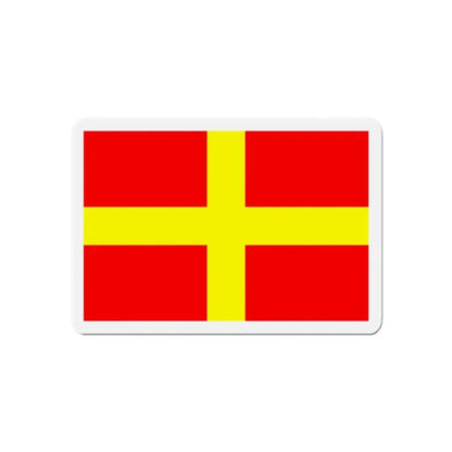 Flag of Messina Italy - Refrigerator Magnet 6 Inch - The Sticker Space