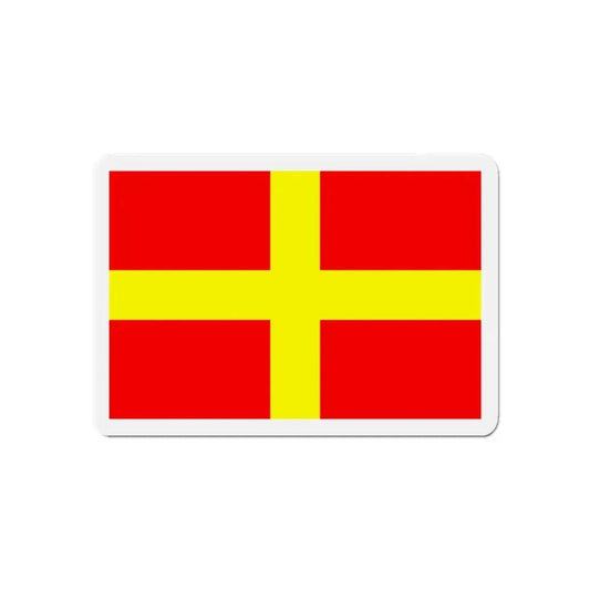Flag of Messina Italy - Refrigerator Magnet 6 Inch - The Sticker Space