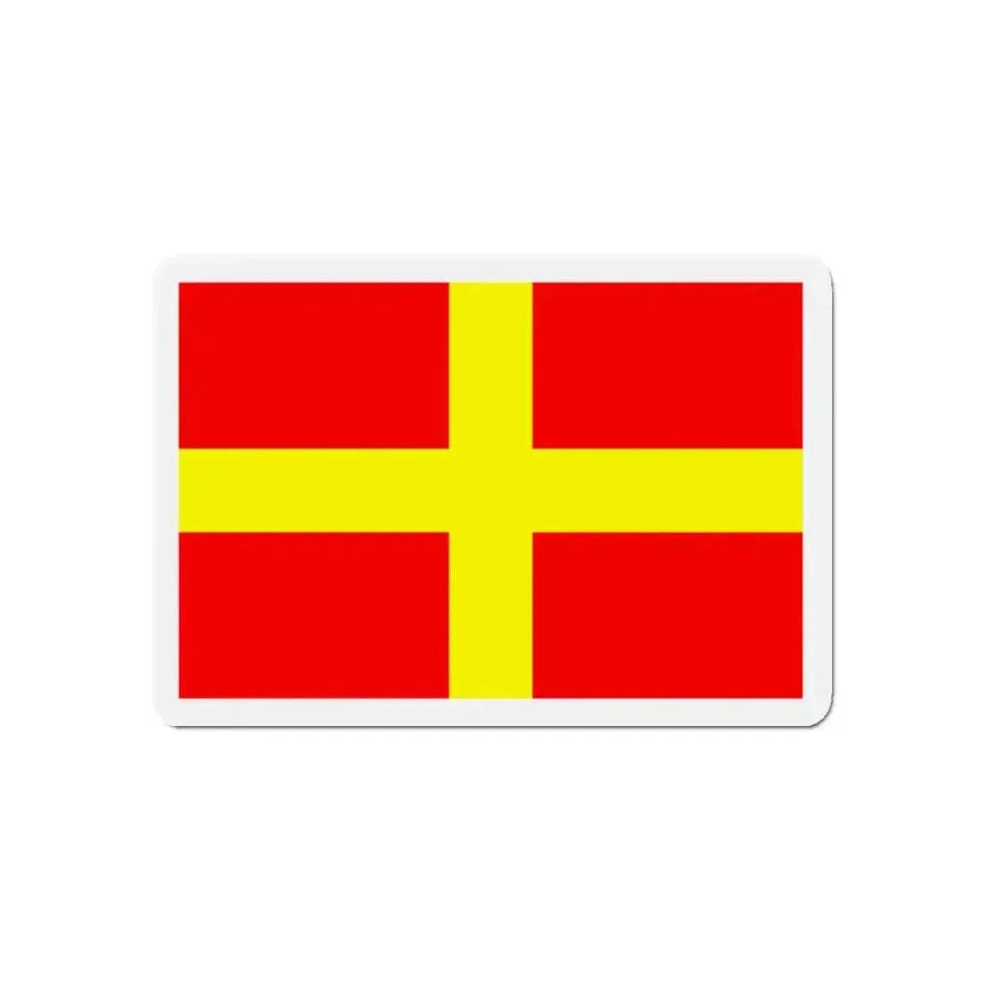 Flag of Messina Italy - Refrigerator Magnet - The Sticker Space