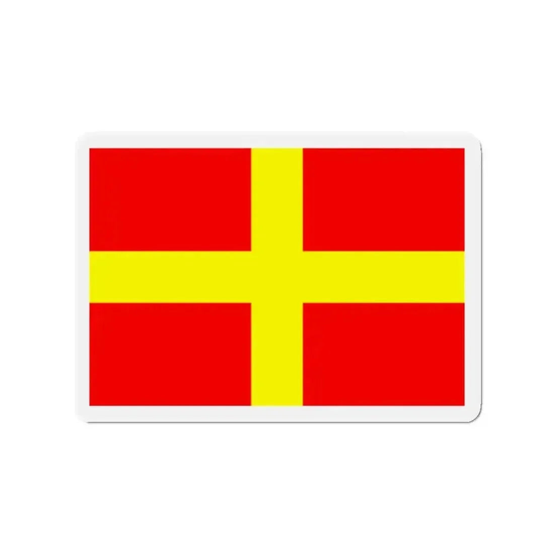Flag of Messina Italy - Refrigerator Magnet - The Sticker Space