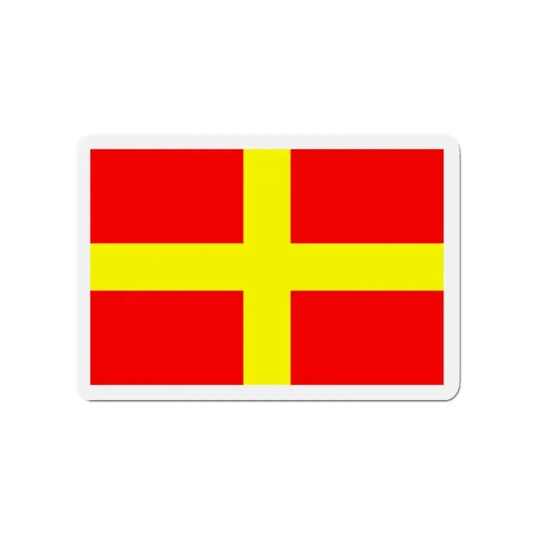Flag of Messina Italy - Refrigerator Magnet - The Sticker Space