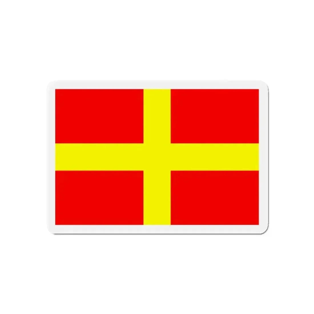 Flag of Messina Italy - Refrigerator Magnet - The Sticker Space