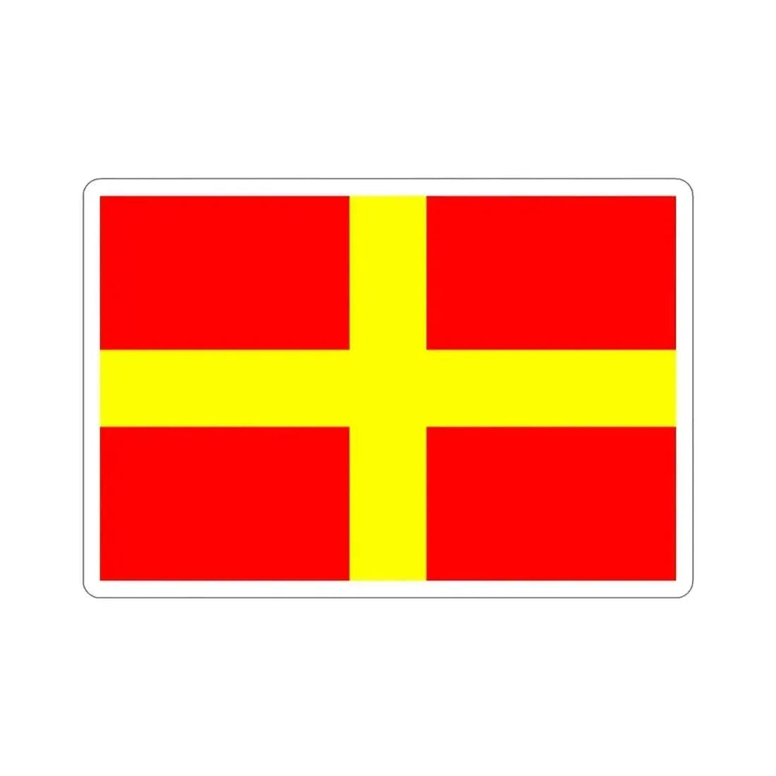 Flag of Messina Italy STICKER Vinyl Die-Cut Decal 3 Inch - The Sticker Space