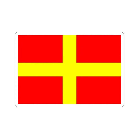 Flag of Messina Italy STICKER Vinyl Die-Cut Decal 6 Inch - The Sticker Space