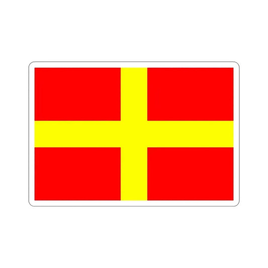 Flag of Messina Italy STICKER Vinyl Die-Cut Decal 6 Inch - The Sticker Space