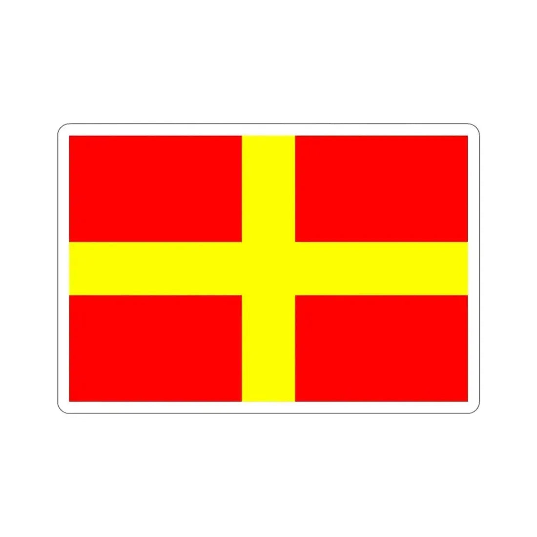 Flag of Messina Italy STICKER Vinyl Die-Cut Decal - The Sticker Space