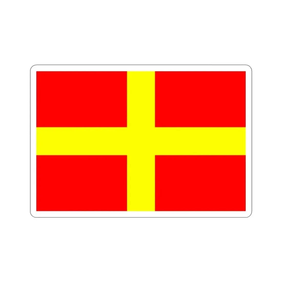 Flag of Messina Italy STICKER Vinyl Die-Cut Decal - The Sticker Space