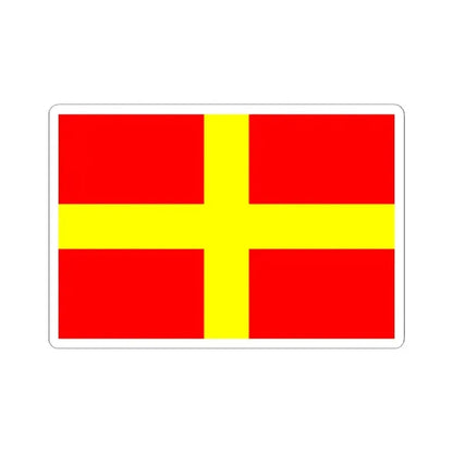 Flag of Messina Italy - STICKER Vinyl Kiss-Cut Decal 2 Inch White - The Sticker Space