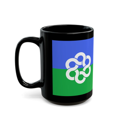 Flag of Metropolitan Toronto Canada - Black Coffee Mug-The Sticker Space