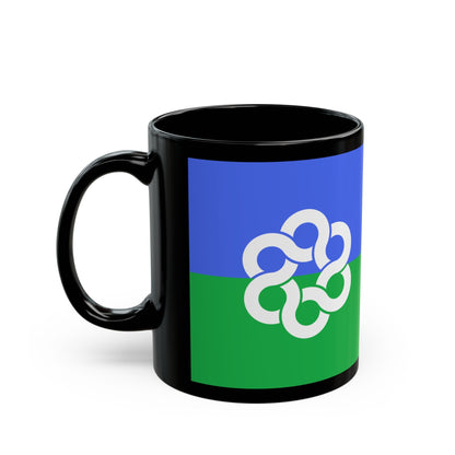 Flag of Metropolitan Toronto Canada - Black Coffee Mug-The Sticker Space