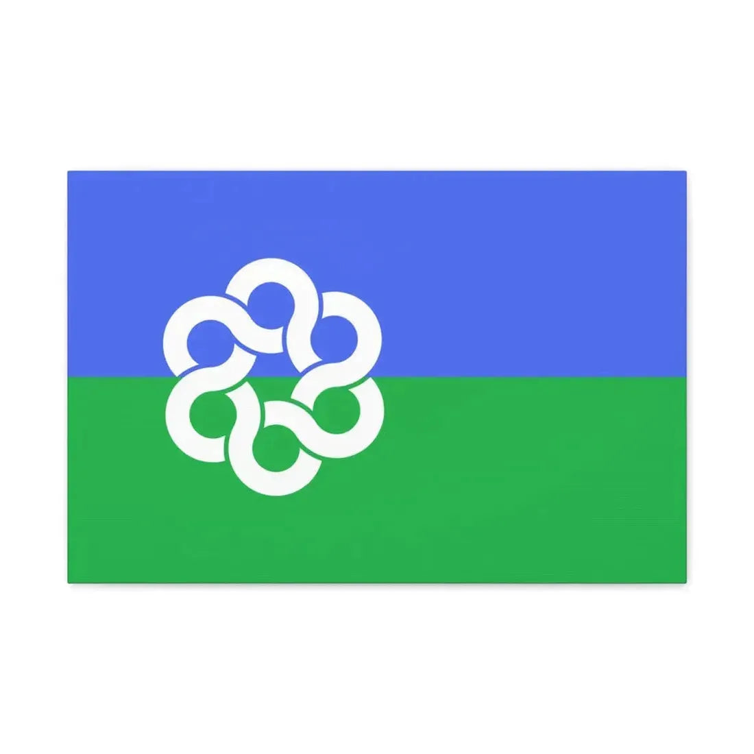 Flag of Metropolitan Toronto Canada - Canvas Wall Art 24″ x 16″ 1.25" - The Sticker Space