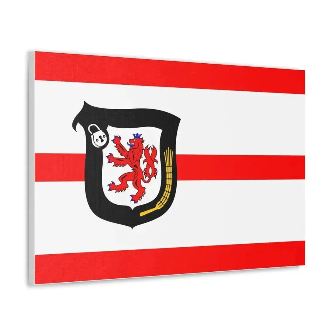Flag of Mettmann Germany - Canvas Wall Art - The Sticker Space