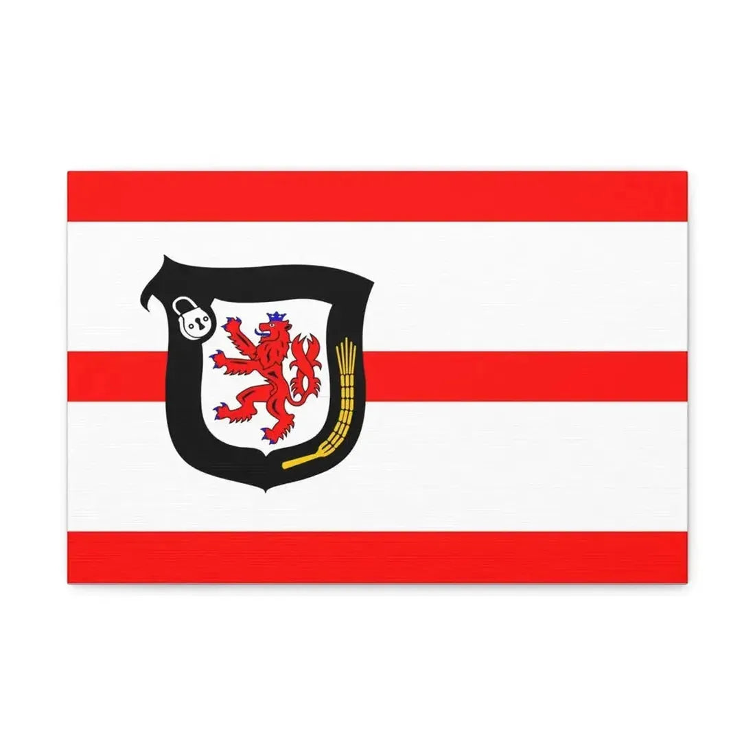 Flag of Mettmann Germany - Canvas Wall Art - The Sticker Space