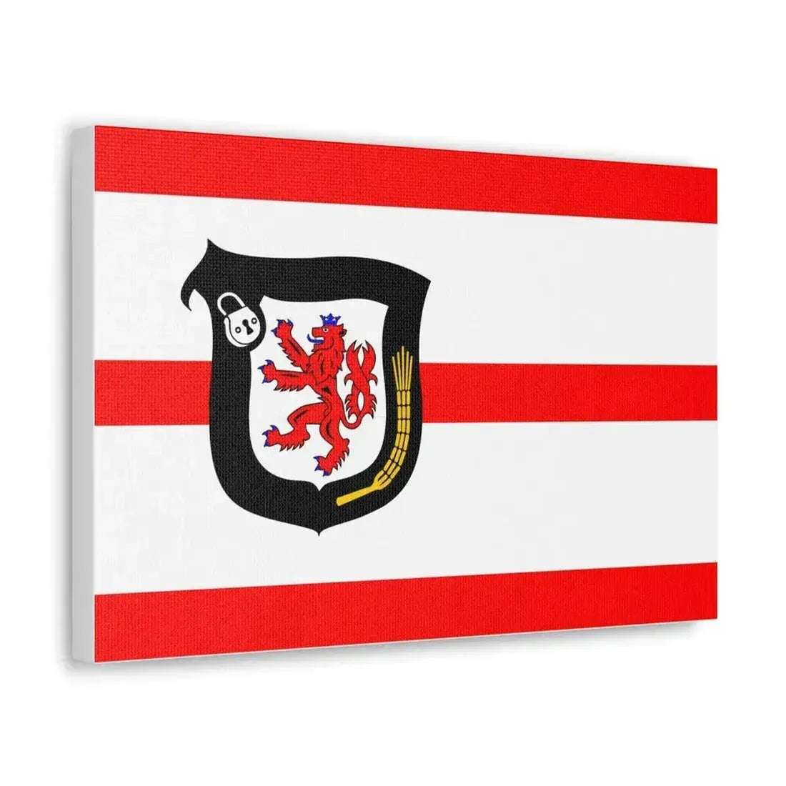 Flag of Mettmann Germany - Canvas Wall Art - The Sticker Space