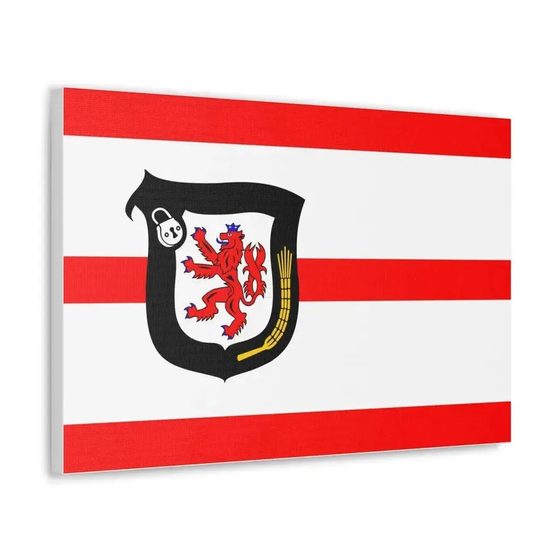Flag of Mettmann Germany - Canvas Wall Art - The Sticker Space