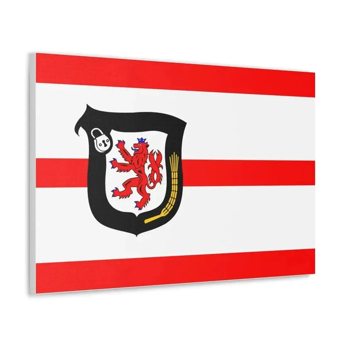 Flag of Mettmann Germany - Canvas Wall Art - The Sticker Space