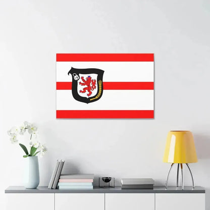 Flag of Mettmann Germany - Canvas Wall Art - The Sticker Space