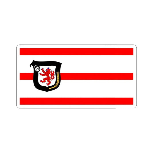 Flag of Mettmann Germany STICKER Vinyl Die-Cut Decal 6 Inch - The Sticker Space