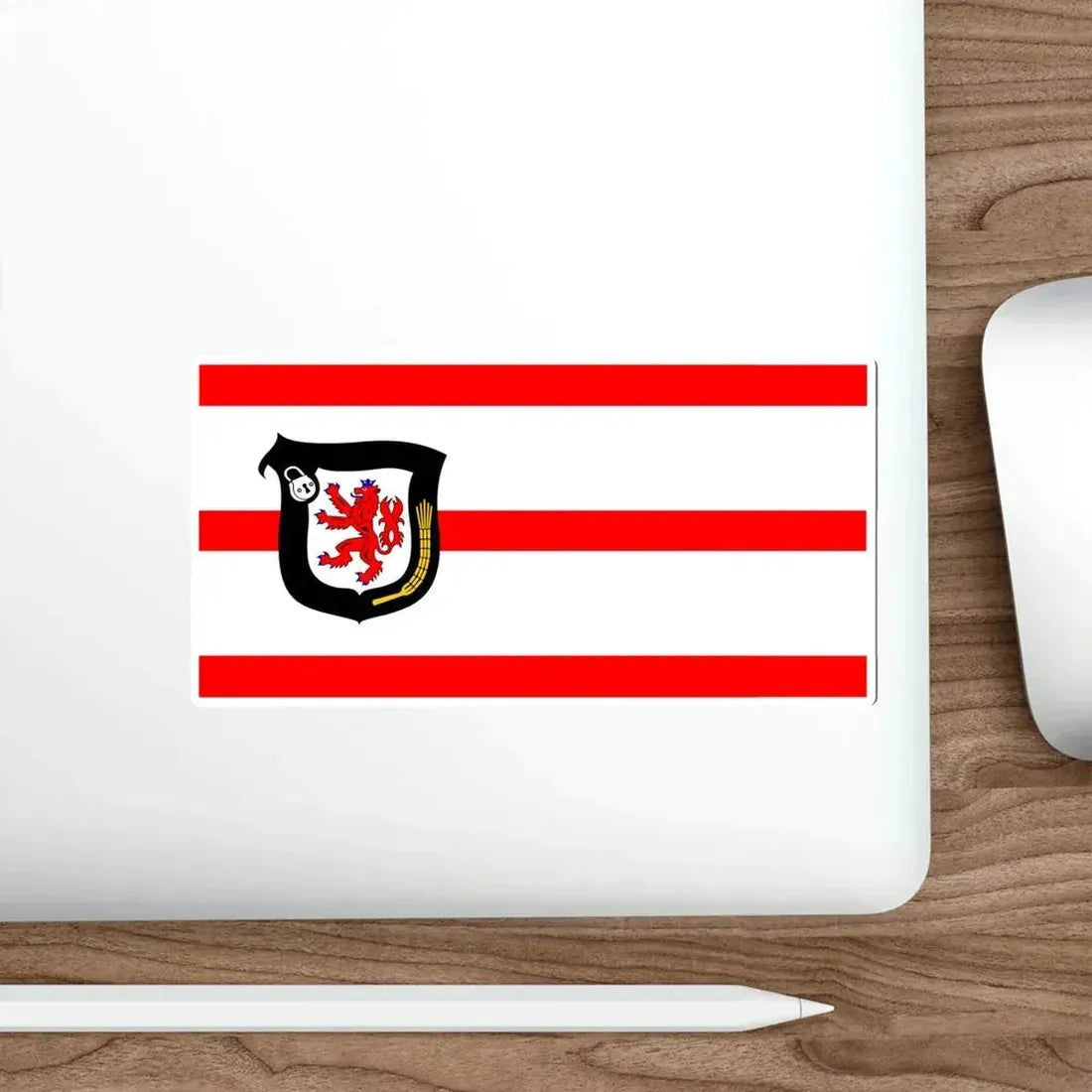 Flag of Mettmann Germany STICKER Vinyl Die-Cut Decal - The Sticker Space