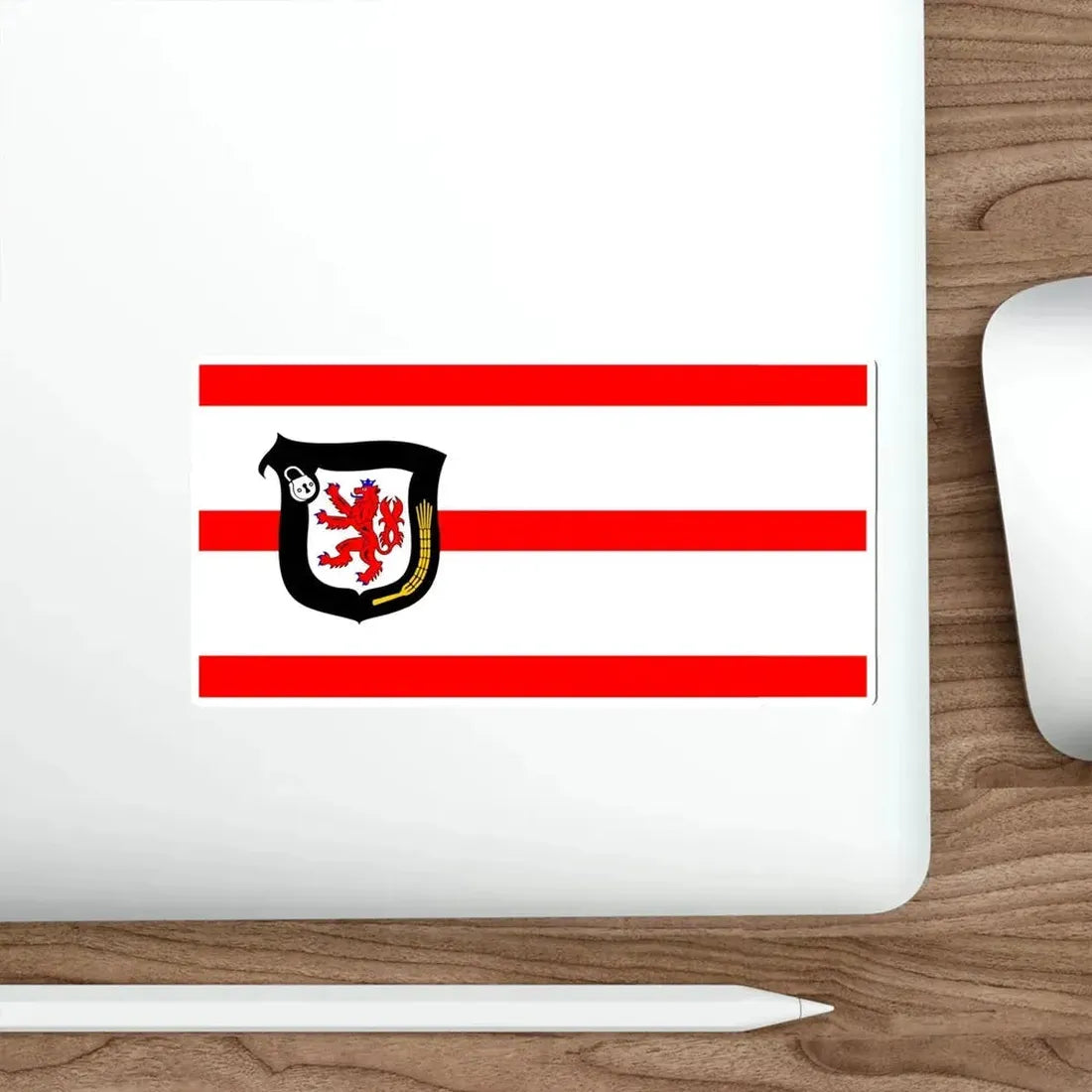 Flag of Mettmann Germany STICKER Vinyl Die-Cut Decal - The Sticker Space