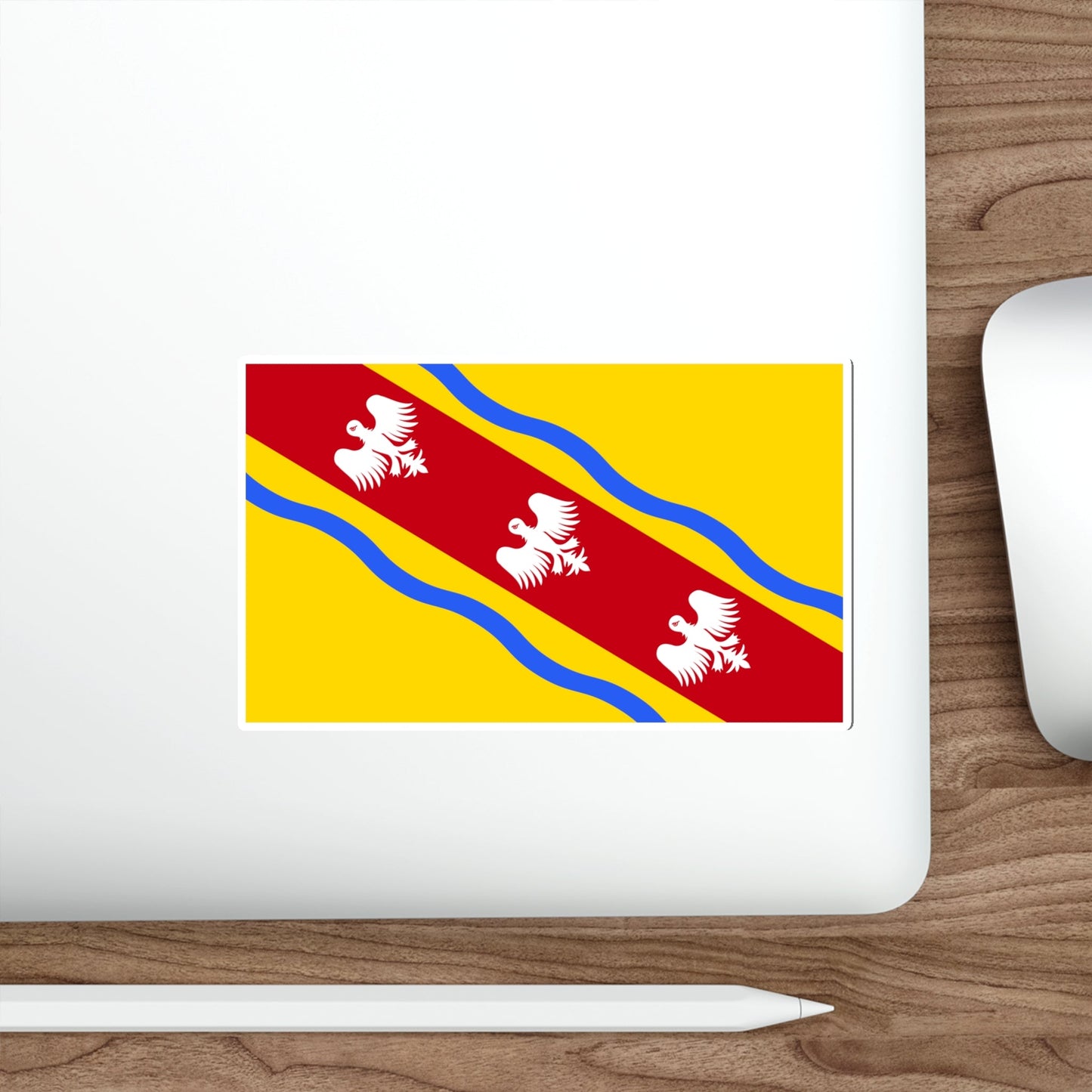 Flag of Meurthe et Moselle France STICKER Vinyl Die-Cut Decal-The Sticker Space