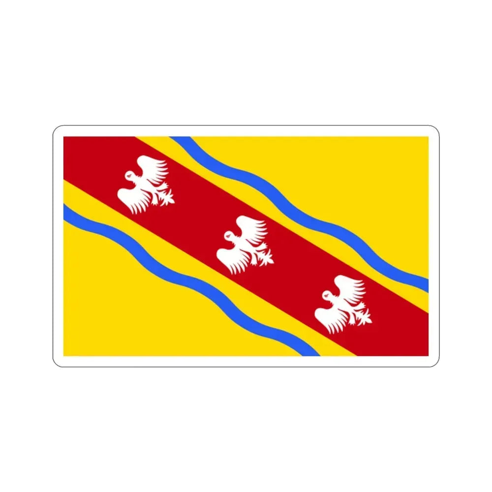 Flag of Meurthe et Moselle France STICKER Vinyl Die-Cut Decal 2 Inch - The Sticker Space