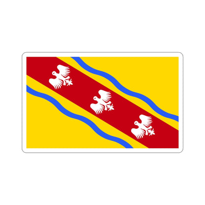 Flag of Meurthe et Moselle France STICKER Vinyl Die-Cut Decal-4 Inch-The Sticker Space