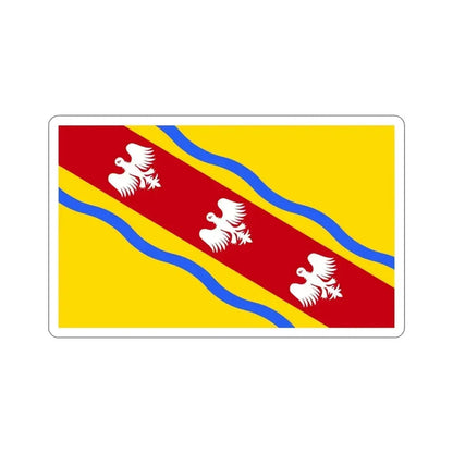 Flag of Meurthe et Moselle France STICKER Vinyl Die-Cut Decal 4 Inch - The Sticker Space