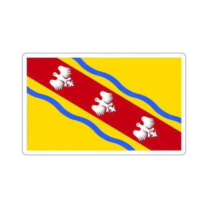 Flag of Meurthe et Moselle France STICKER Vinyl Die-Cut Decal 5 Inch - The Sticker Space