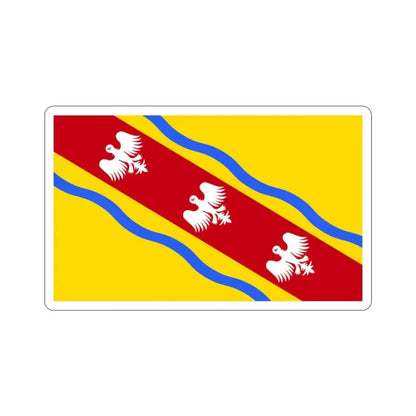 Flag of Meurthe et Moselle France STICKER Vinyl Die-Cut Decal - The Sticker Space
