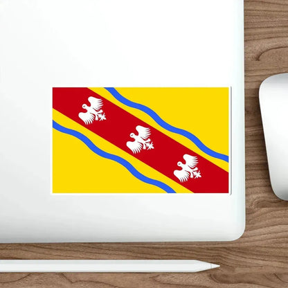 Flag of Meurthe et Moselle France STICKER Vinyl Die-Cut Decal - The Sticker Space