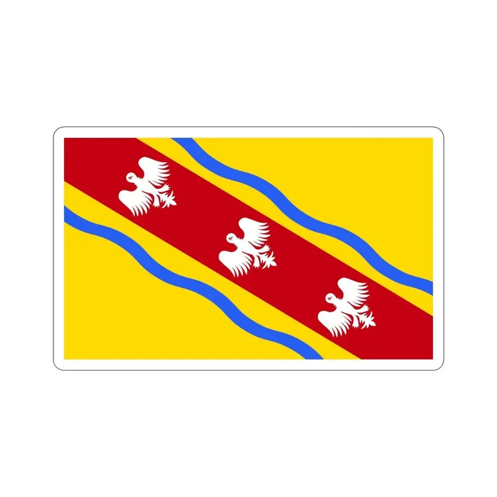 Flag of Meurthe et Moselle France STICKER Vinyl Die-Cut Decal - The Sticker Space