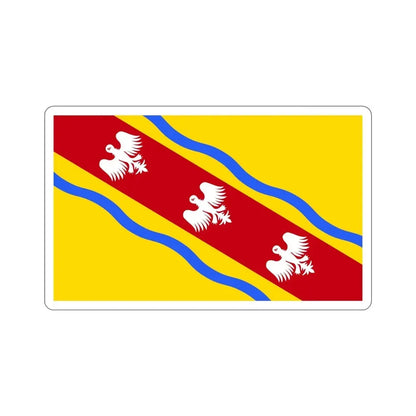 Flag of Meurthe et Moselle France STICKER Vinyl Die-Cut Decal - The Sticker Space