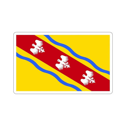 Flag of Meurthe et Moselle France STICKER Vinyl Die-Cut Decal - The Sticker Space