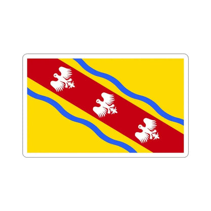 Flag of Meurthe et Moselle France STICKER Vinyl Die-Cut Decal - The Sticker Space
