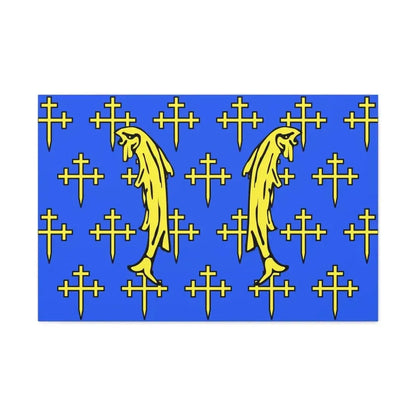 Flag of Meuse France 2 - Canvas Wall Art - The Sticker Space