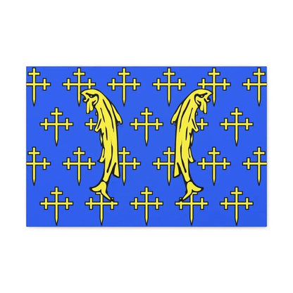 Flag of Meuse France 2 - Canvas Wall Art - The Sticker Space