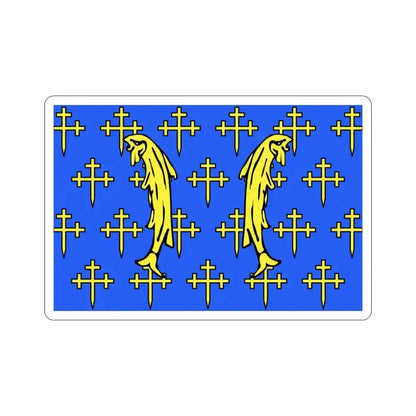 Flag of Meuse France 2 STICKER Vinyl Die-Cut Decal 3 Inch - The Sticker Space