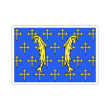 Flag of Meuse France 2 STICKER Vinyl Die-Cut Decal - The Sticker Space