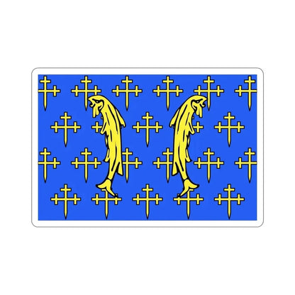 Flag of Meuse France 2 STICKER Vinyl Die-Cut Decal - The Sticker Space